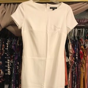 Banana Republic White Dress Button Detail Size 0
